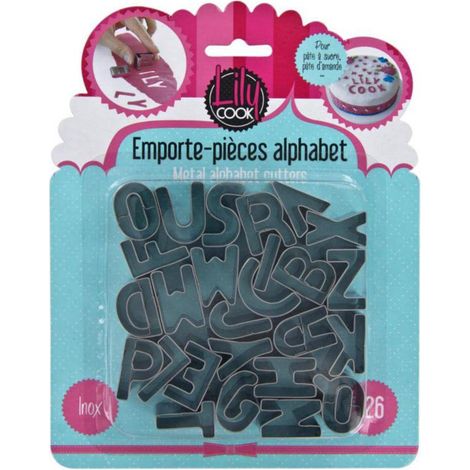 Emporte-Pièces Alphabet 26 Lettres Lily Cook (1/5)