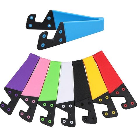 support De Tlphone Portable, Support De Montage De Bureau Pour Tlphone Portable En Forme De V, Format Universel De Poche, 8 Pcs, Foldablestand Pou (1/5)