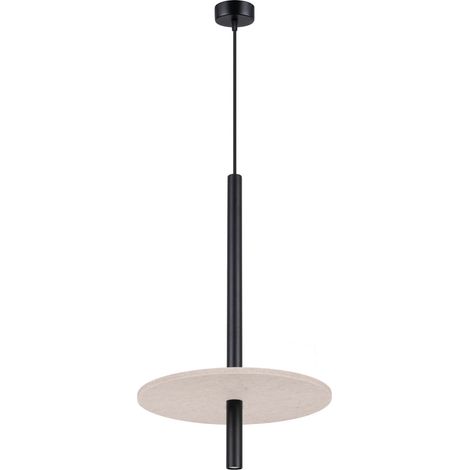 Hängelampe Feltro Beige/Schwarz 1xG9 30cm Stahl Sollux (1/5)