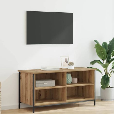 vidaXL Mobile TV Rovere artigianale 100 x 40 x 50 cm Legno