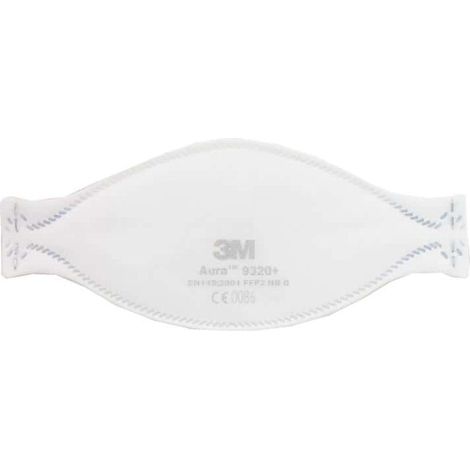 Aura maschera 3M 9320 FFP2 polvere pieghevole senza valvola x 10