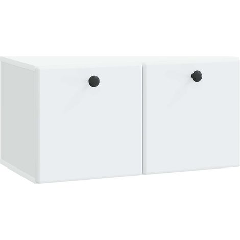 Mobile Porta TV da Muro 59,5 x 31 x 30 cm Bianco vidaXL (1/5)