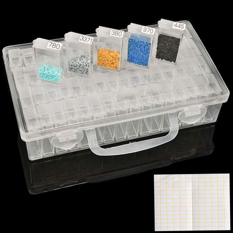 boîte de rangement pour peinture diamant (1/4)