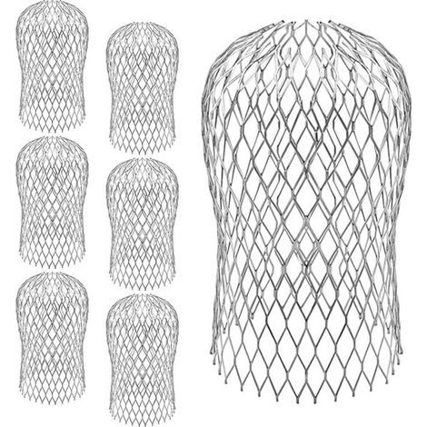 Un set di 8 filtri per tubi dell'acqua in lega di alluminio è adatto a tubi di scarico con un diametro da 3 a 10 centimetri. (1/5)