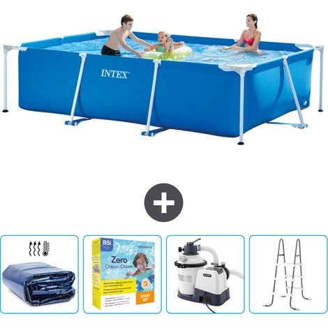 Rechteckiger Frame Pool - 300x200x75 cm - 5-teilig SCB71 (1/5)