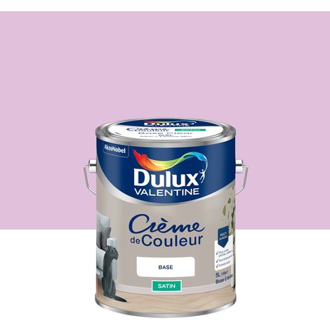 Peinture Crème De Couleur Satin Fantaisie Parme 5L - Dulux Valentine (1/4)