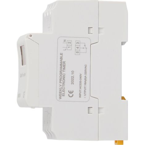 Minuterie numérique à affichage LCD, type rail, AHC15A, fournitures industrielles AC220V-240V (1/5)