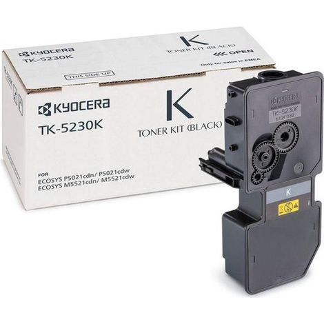 Cartucho de tóner negro original Kyocera TK-5230K, 1 unidad, 0T2R90NL