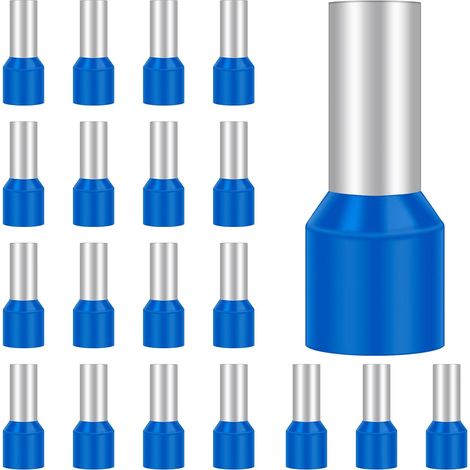 Embouts de Câble Pré-isolés 16mm², Longueur 12mm Lot de 100 Cosses Electriques a Sertir pour Installation Électrique, Automobile et Équipements Domestiques (1/5)
