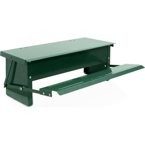 Automatic chicken feeder, 5kg, Chicken feeder, Green, 51x35x18.5 cm (1/5)