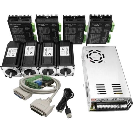 Moteur Pas à Pas, NEMA23, Prend en Charge le Contrôleur MACH3, Carte LPT, Pilote DM556 (1/2)