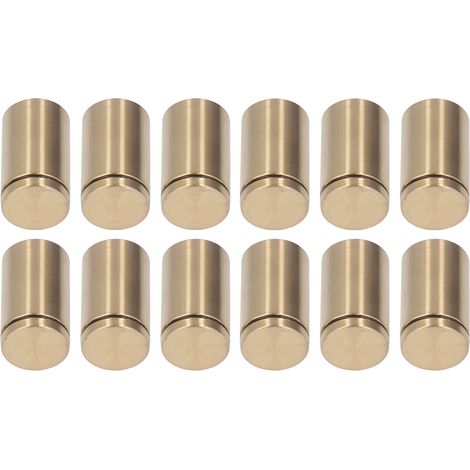 Vis à écarteurs inox pour fixation enseignes, supports publicitaires et acryliques, 12 pièces (1/5)