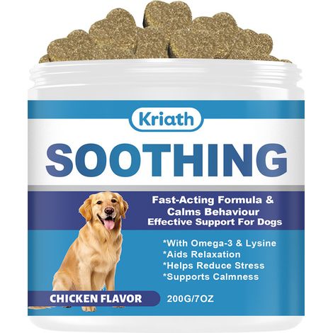 Comprimés à croquer doux pour chiens, formulés avec un mélange équilibré d'ingrédients pour un apport nutritionnel quotidien – 200 g (1/5)
