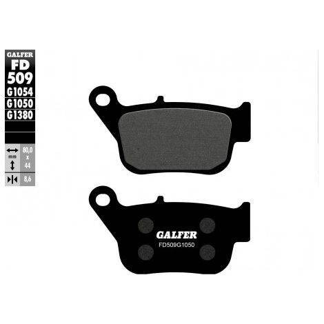 PASTILLAS DE FRENO GALFER KH678 SEMIMETÁLICAS