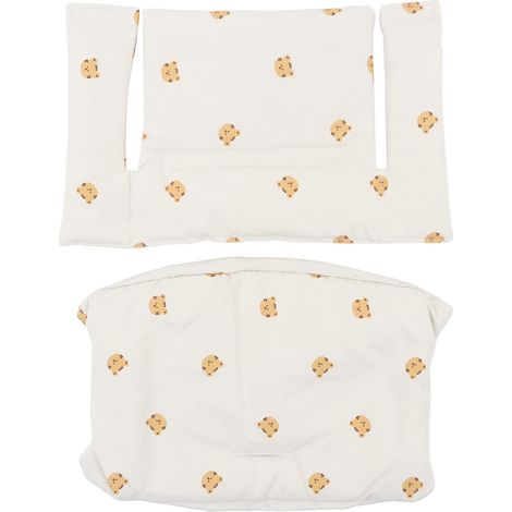 Coussin de Chaise de Salle à Manger pour Enfants, Coussin de Soutien de Chaise Haute pour Salle à Manger avec Sangles Construites en Tissu en Nylon et Coton PP pour L'extérieur (1/5)