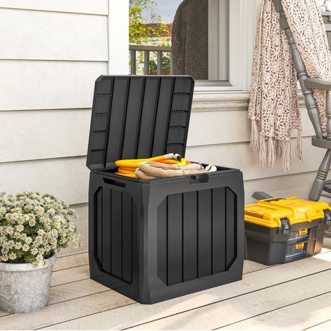 Box portaoggetti da giardino con maniglie 121 L OKMYHOME (1/4)
