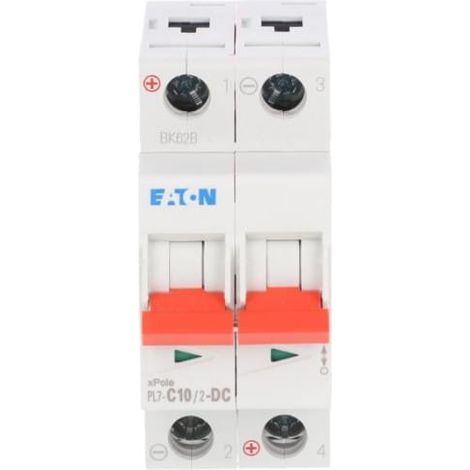 Interruttore automatico 2P C 10A 10kA DC PL7-C10/2-DC 264900