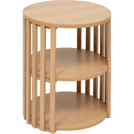 Runder beistelltisch slat 40x40x48cm - 5five