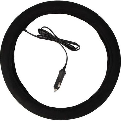 Housse de volant universelle chauffante pour voiture, housse de volant chauffante confortable, 38cm, 1 (1/4)