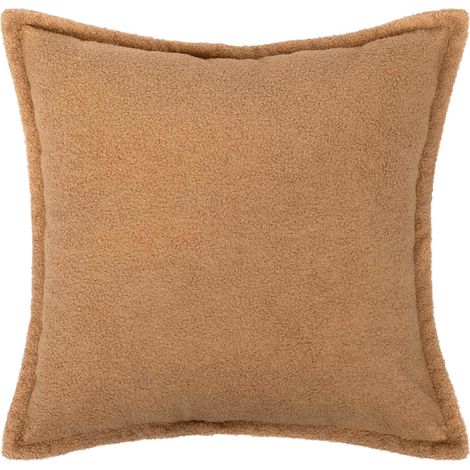 vidaXL Funda de almohada 2 uds. HOUTEN Beige 80 x 80 cm Bouclé (1/2)