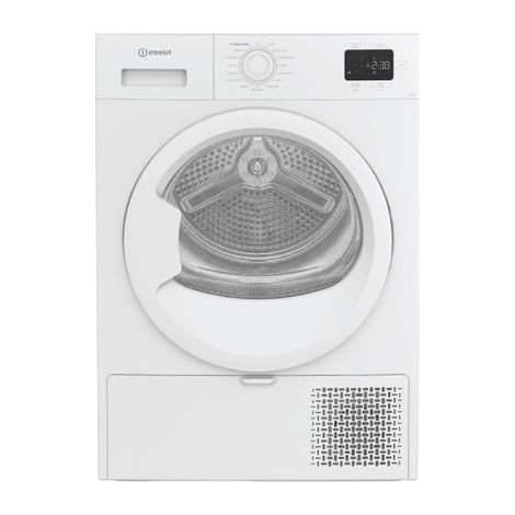 Indesit – Sèche-linge frontal 9kg – Classe énergétique E – Pompe à chaleur – Départ différé