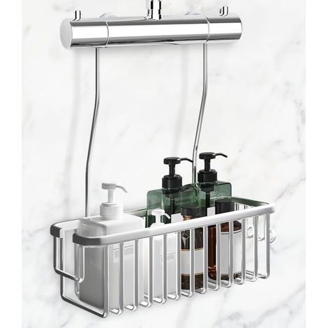 Bardusch-Étagère de Douche à Suspendre Sans Perçage - Support pour Salle de Bain (Silbrig) (1/5)