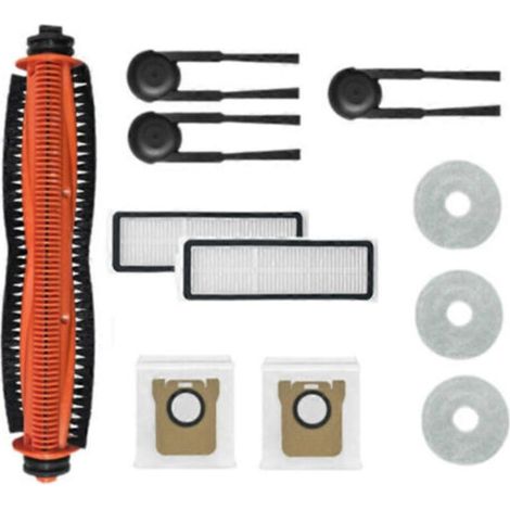 11 accesorios para la aspiradora Xiaomi Mijia M40S/OV31CN: rodillo principal, cepillo lateral, filtro HEPA, paño de limpieza y bolsas para el polvo. (1/5)