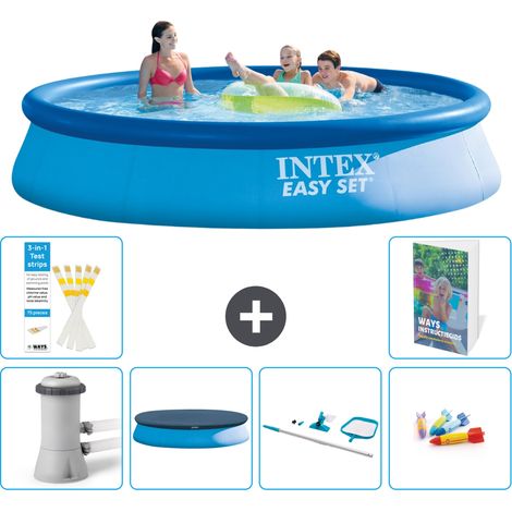 Intex Piscina Easy Set Rotonda - 396x84 cm - 7-pezzi  S299
