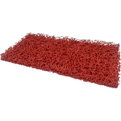 Tapis de sécurité - 10 m x 1 m x 14 mm - rouge - FIRST