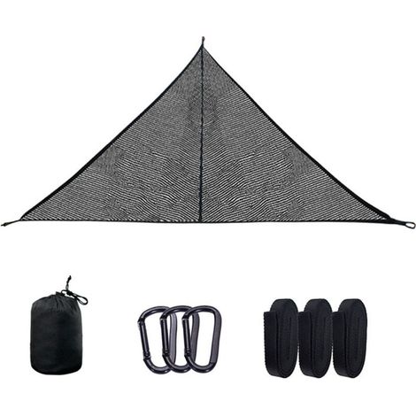 Hamaca triangular de malla transpirable para exteriores para acampar y hacer senderismo (1/5)