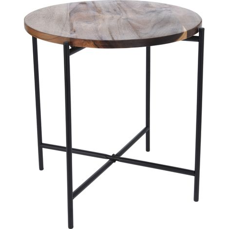 Runder Beistelltisch AkazienholzØ45xH38cm-HX9200440-Tisch (1/3)