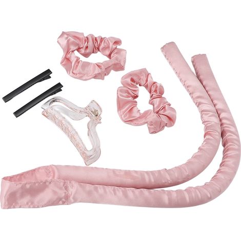 Rouleau à friser sans chaleur EVA professionnel, coiffure nomade portable, tige à boucler douce pour femme, set de 2, voyage (1/5)