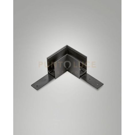 ANGOLO GIUNTO MECCANICO PER BINARIO 48V H5,4cm NERO