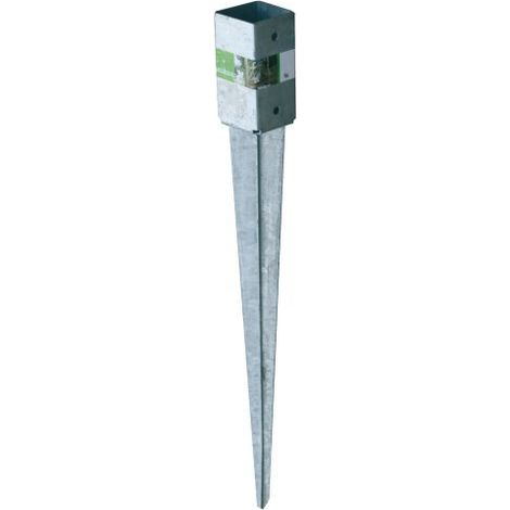 PUNTALE IN METALLO E ACCIAIO PER PALI IMPREGNATI H75 CM (1/2)