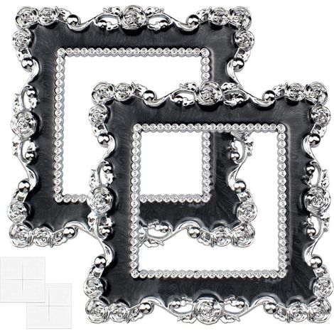 2 Pcs Stickers for Switch Socket, Black Light Switch Cover Stickers for Wall Switch (15.515.5cm) (1/5)