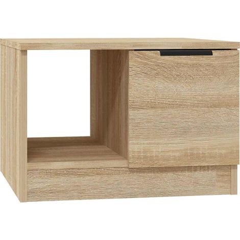 Maison Exclusive - Couchtisch Sonoma-Eiche 50x50x36 cm Holzwerkst