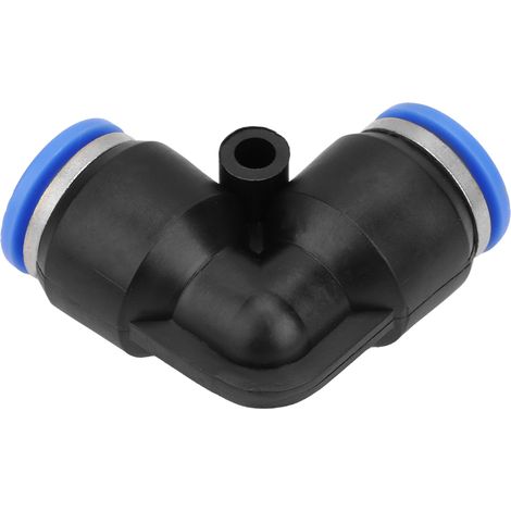 10 Stück Kunststoff-Winkel-Schnellkupplungen für pneumatische Luftschläuche, Steckverbinder PV-12 (12 mm) (1/5)