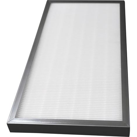 Brizz – Filtre VMC compatible centrale double-flux DUOTECH 1500 – Type de filtration M5 – Dimensions 725 x 370 x 48 mm – Fabriqué en France