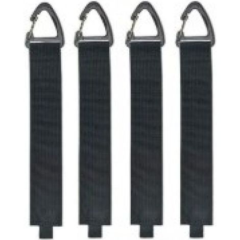 Organisateur de rallonges électriques (lot de 4, taille L), support pour rallonges électriques pour garage, sangles de rangement robustes de 40 cm, accessoires de garage pour hommes (taille L). (1/5)