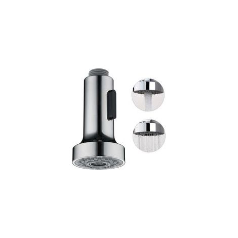 Douchette de remplacement pour robinet cuisine, 2 modes, chromée, G1/2 – (1/3)