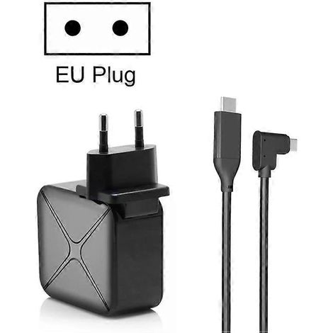 Adaptateur secteur multifonction avec base de projection et charge pour Android/PC/Switch, noir, prise UE (1/2)