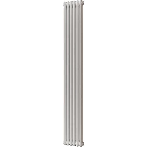 Alpha - White Vertical Column Radiator H1800mm x W284mm 2 Column (1/3)