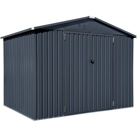 Westmann Stahl Gerätehaus Minor 86  Anthrazit  182x247x197 cm