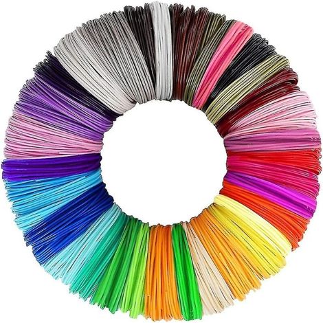 3D-Druckstift-Pcl-Filament-Nachfüllungen 1,75 mm, 30er-Pack zufällige Farben, 3D-Drucker-Stift-Filament-Nachfüllung (1/4)
