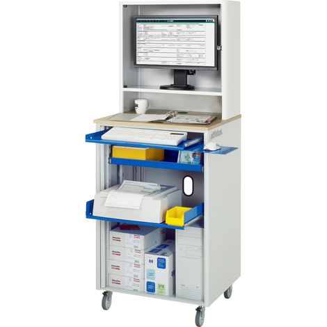 Rau Computer-Station mobil 20BxTxH 720x660x1810mm (1/5)