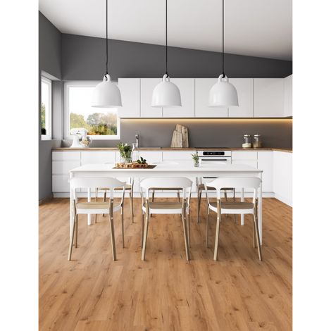 Lame de sol PVC clipsable effet bois bark medium GERFLOR - 1.95 m² (1/4)