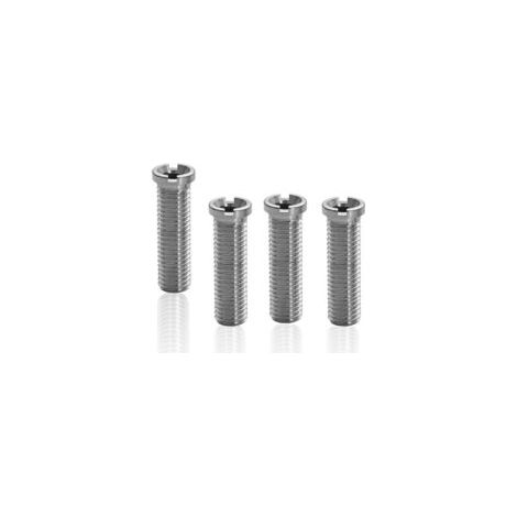 Vis pour panier d'évier, lot de 4, pour bondes d'évier de cuisine, 45 mm, acier inoxydable, pour bouchons de vidange- Crezuo (1/4)