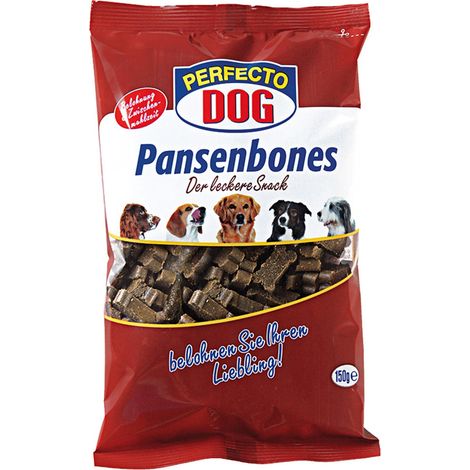 11x 150g Perfecto Dog Pansenbones Leckerlis für Hunde Hundeleckerli Leckerli 1650g