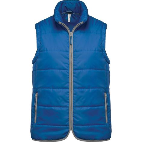 Gilet de travail sans manche matelassé Kariban Bodywarmer Bleu Royal XXL