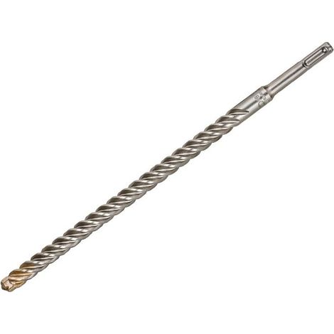 Irwin SDS Plus Hammer Drill Bit – 14 x 310mm, Quad 4-Cutter Speedhammer for Heavy-Duty Drilling